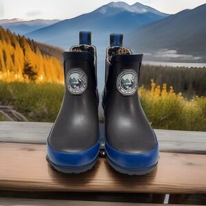 Pendleton National Park Chelsea Rain Boots - Olympic Grey Blue Size 5 New